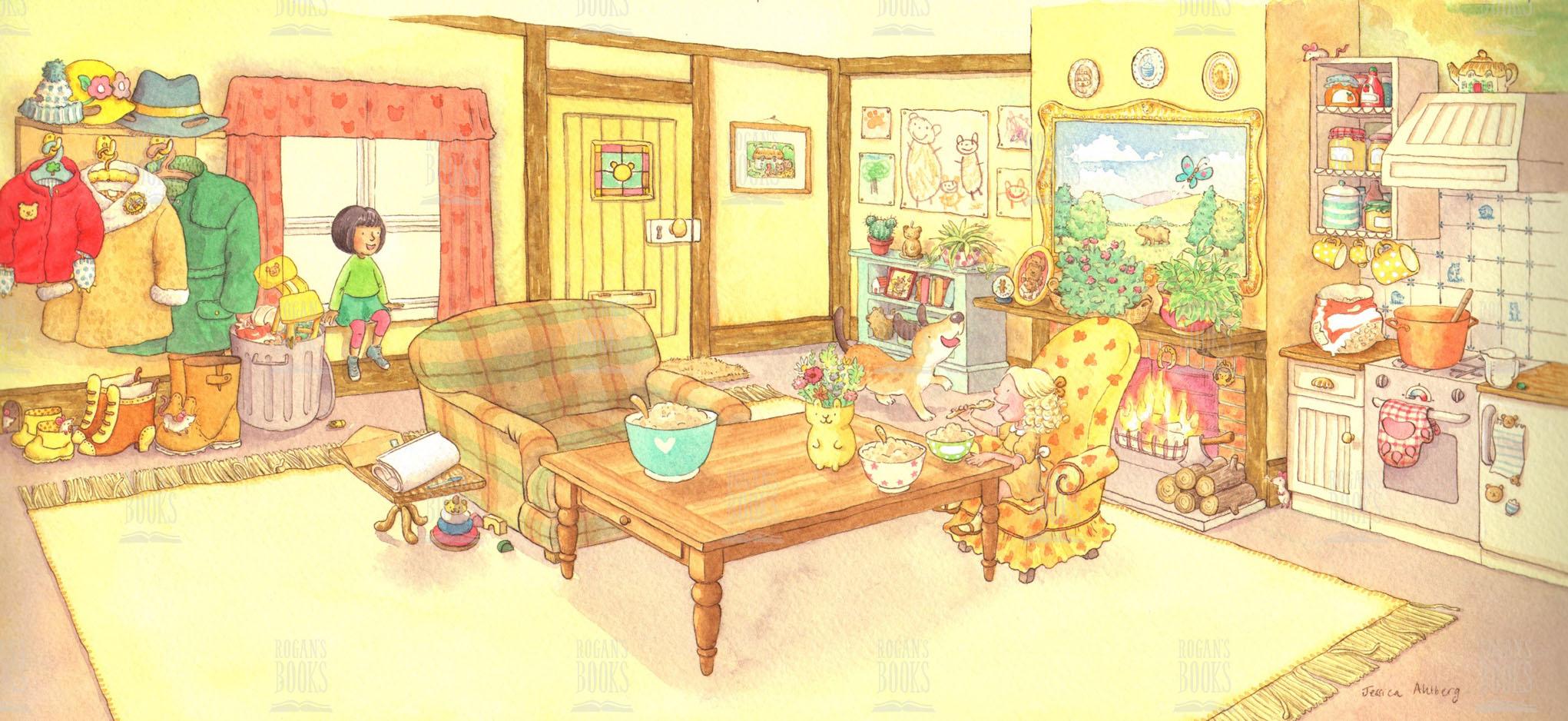 Jessica Ahlberg - Goldilocks In The Three Bears’ Cottage - Children's ...