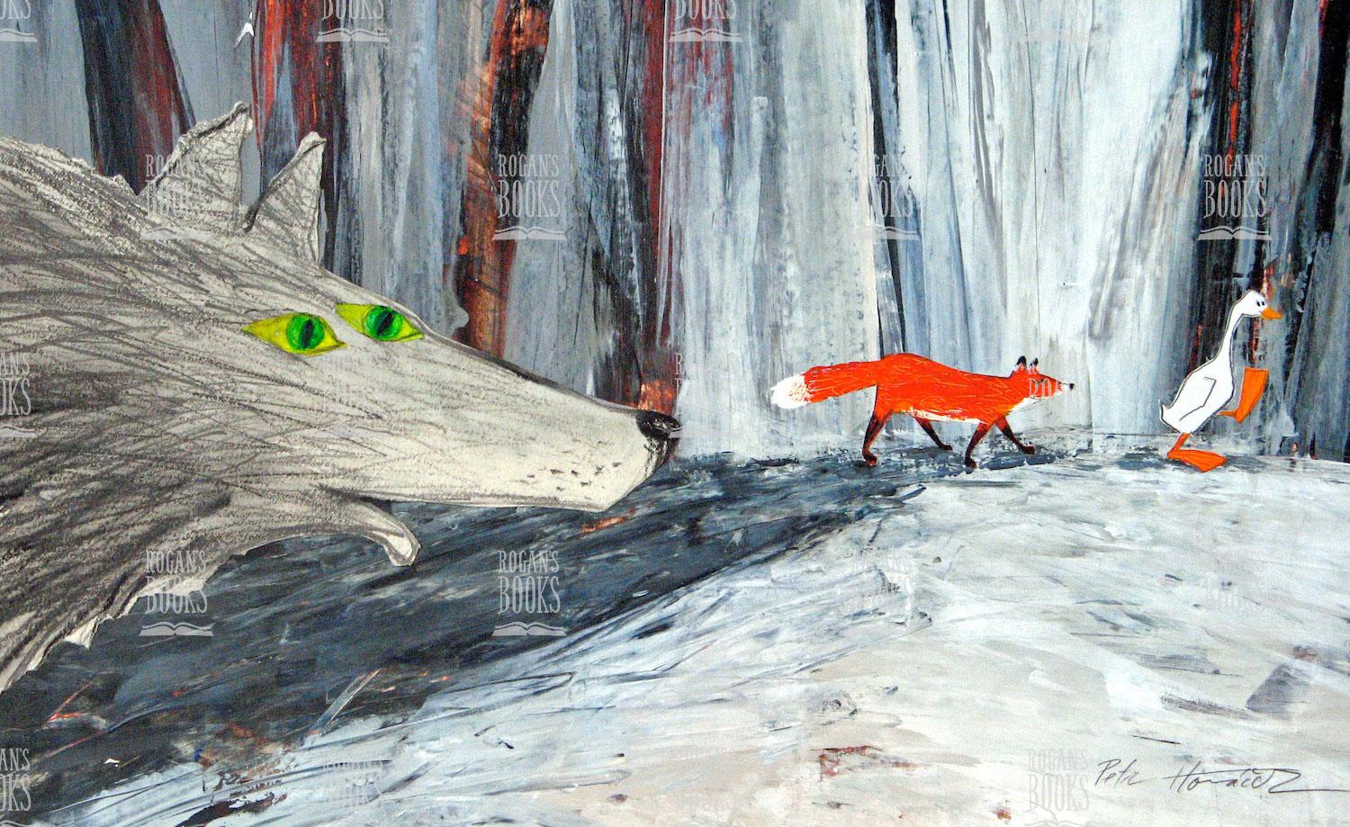 Petr Horacek - A wolf spied them both. - Children's Book Illustrations ...